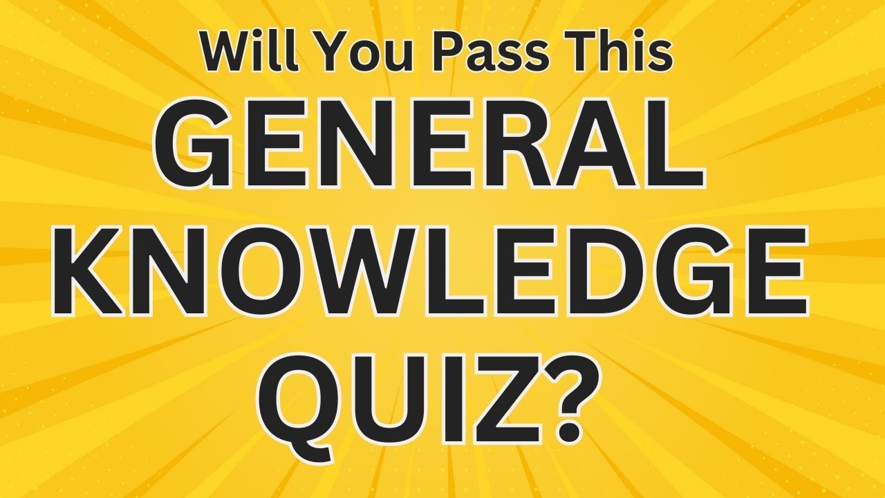 🧠Will You Pass? General Knowledge Quiz Challenge!💡#generalknowledge   #triviaquiz