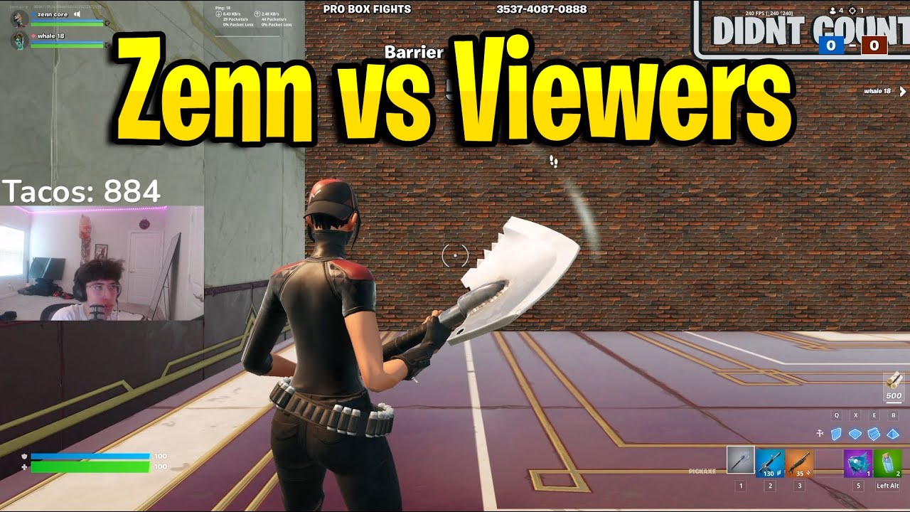 Zenn vs Insane Viewers in Box Fights