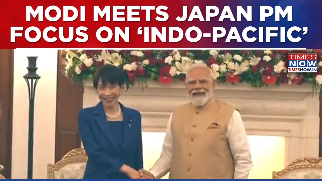 PM Modi Meets Japanese MP Sanae Takaichi In Delhi, India-Japan Aim To Renew Focus On Indo-Pacific