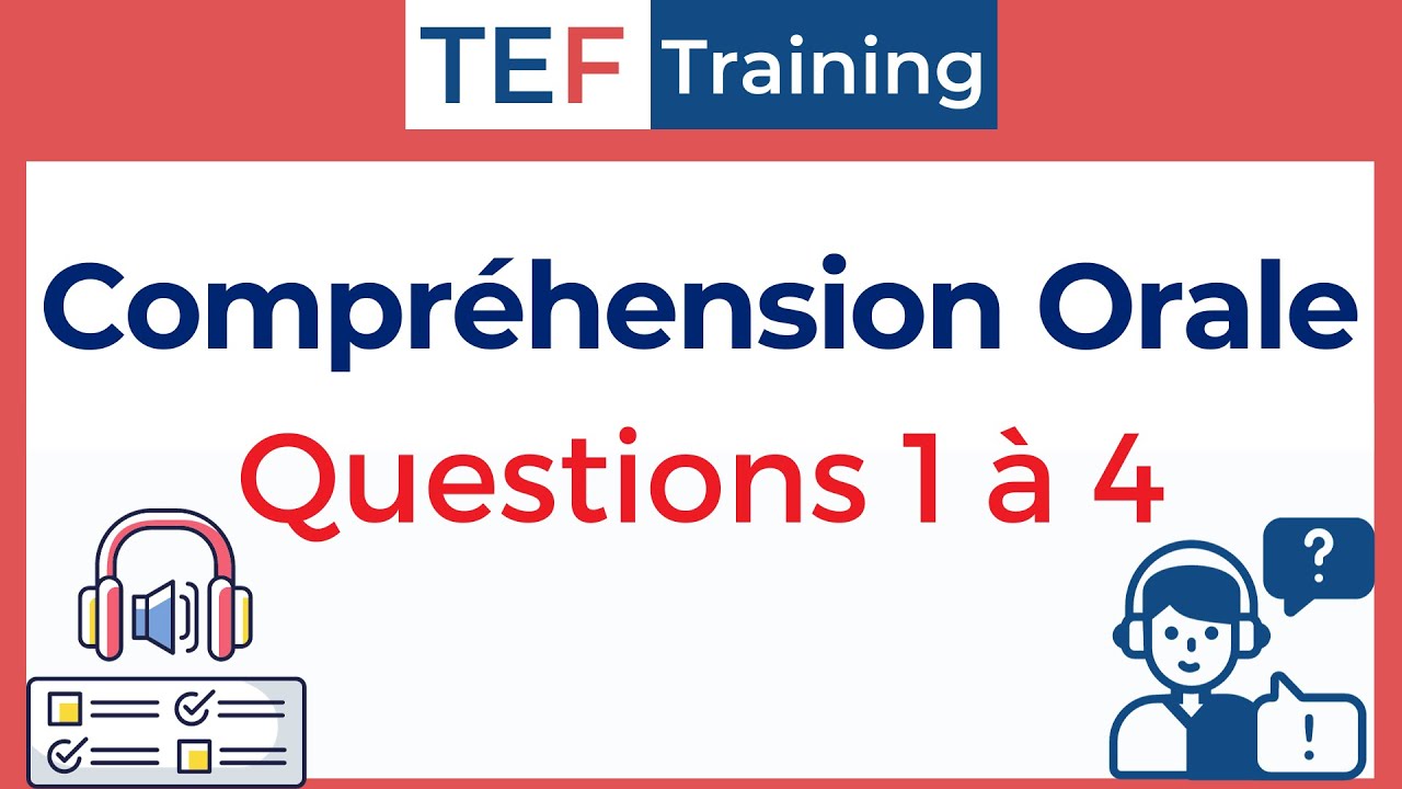 TEF Compréhension orale (Nouveau TEF)