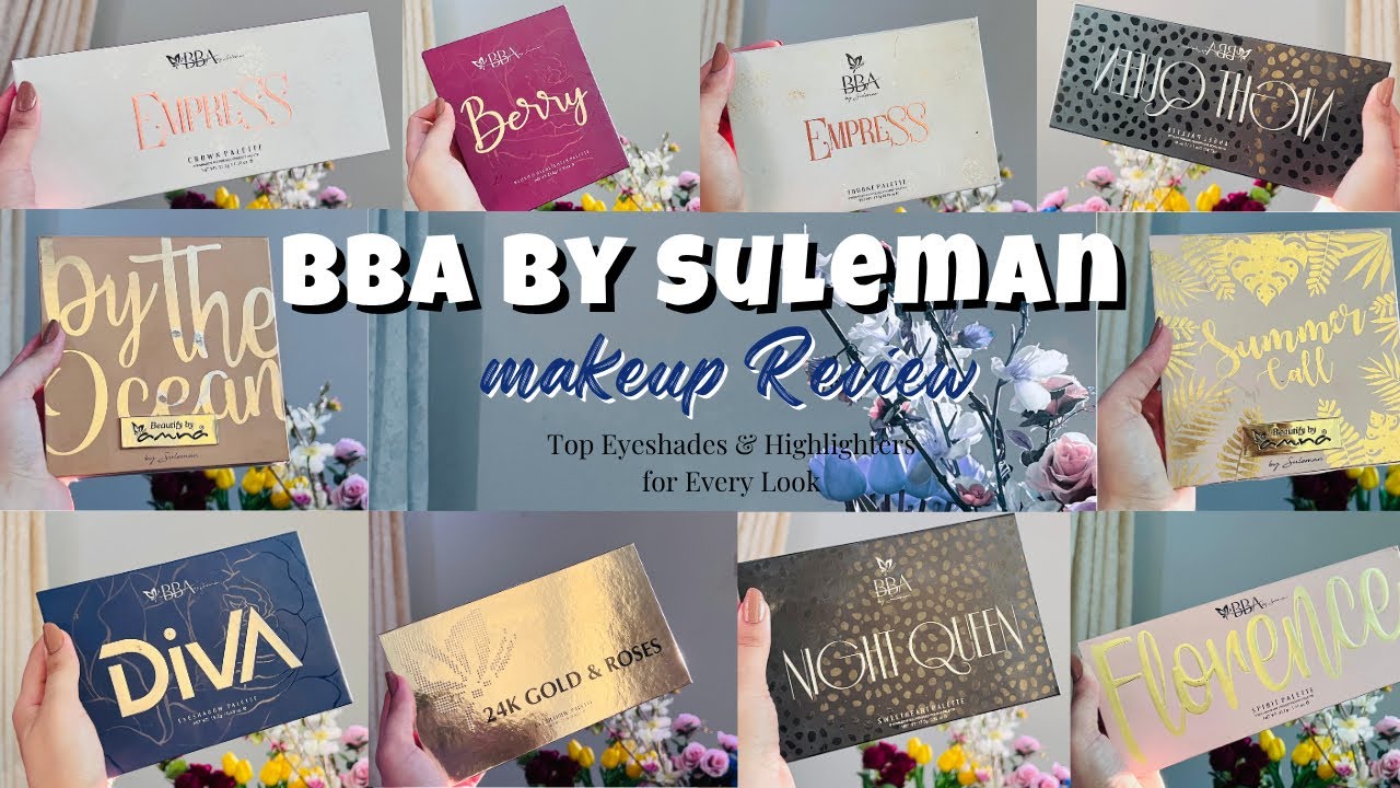 Beautify By Amna Highlighter+Eyeshade Pallets Review ||Pigment Bomb Or Flop??