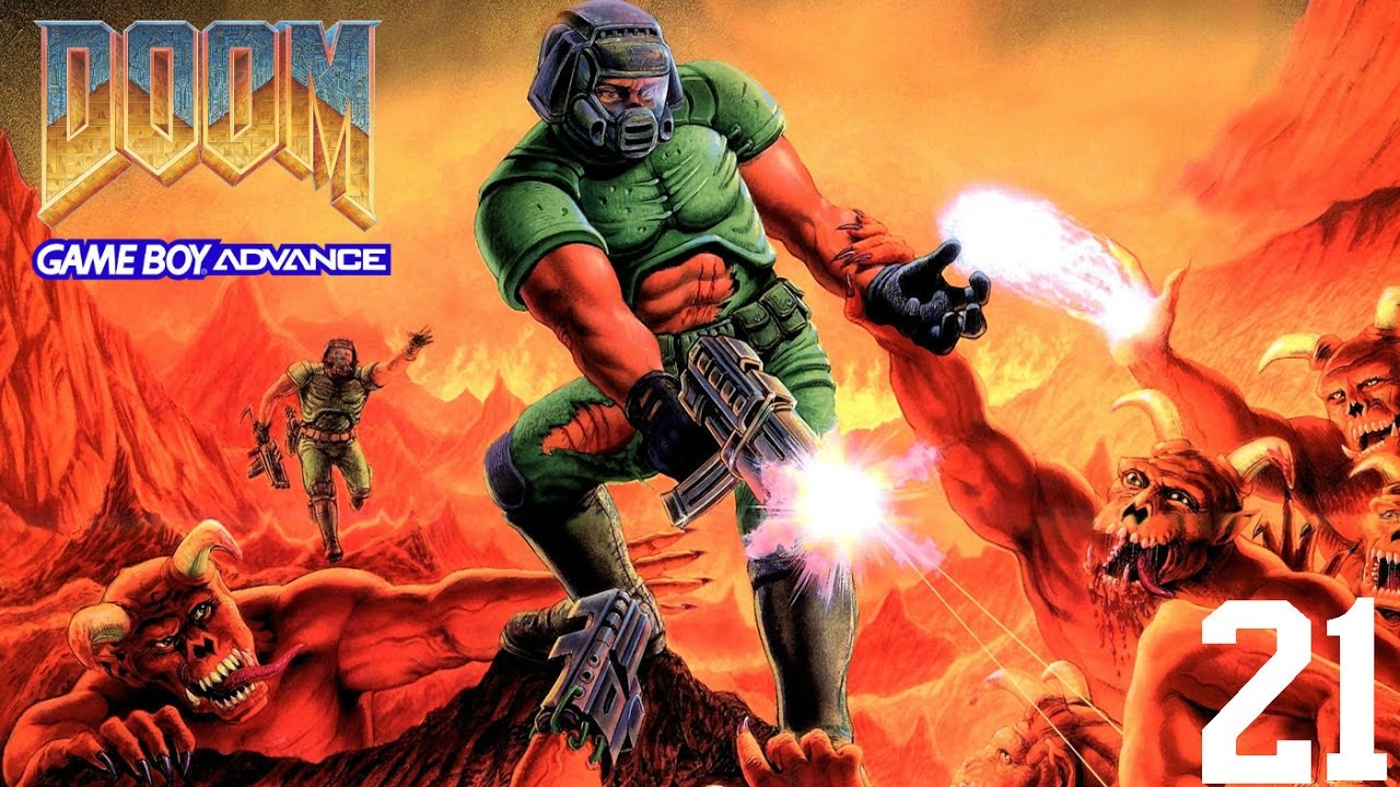 DOOM{GBA} Level 20 Unholy Cathedral 100% Secrets