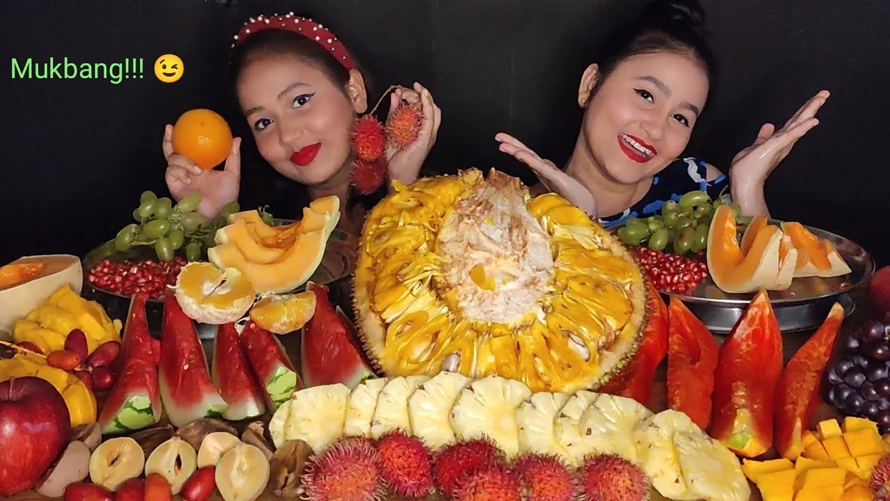 Fruit🍇 Mukbang II Lichi,Pineapple, Jujube,Chiku,watermelon,papaya, muskmelon, jackfruit,mango,orange
