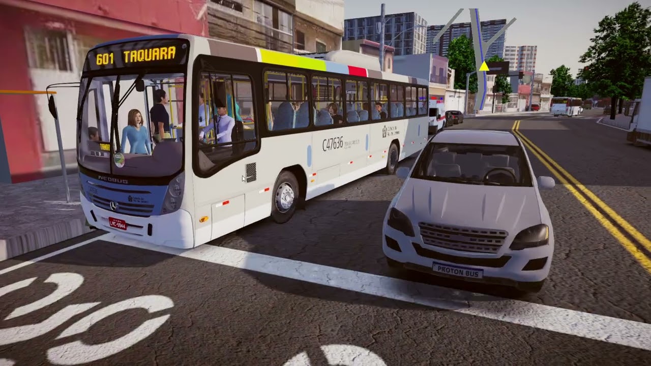 [PROTON BUS SIMULATOR] MAPA TRANSCARIOCA LINHA 601 TAQUARA X PECHINCHA!!! NEOBUS MEGA 2006 OF 1722M