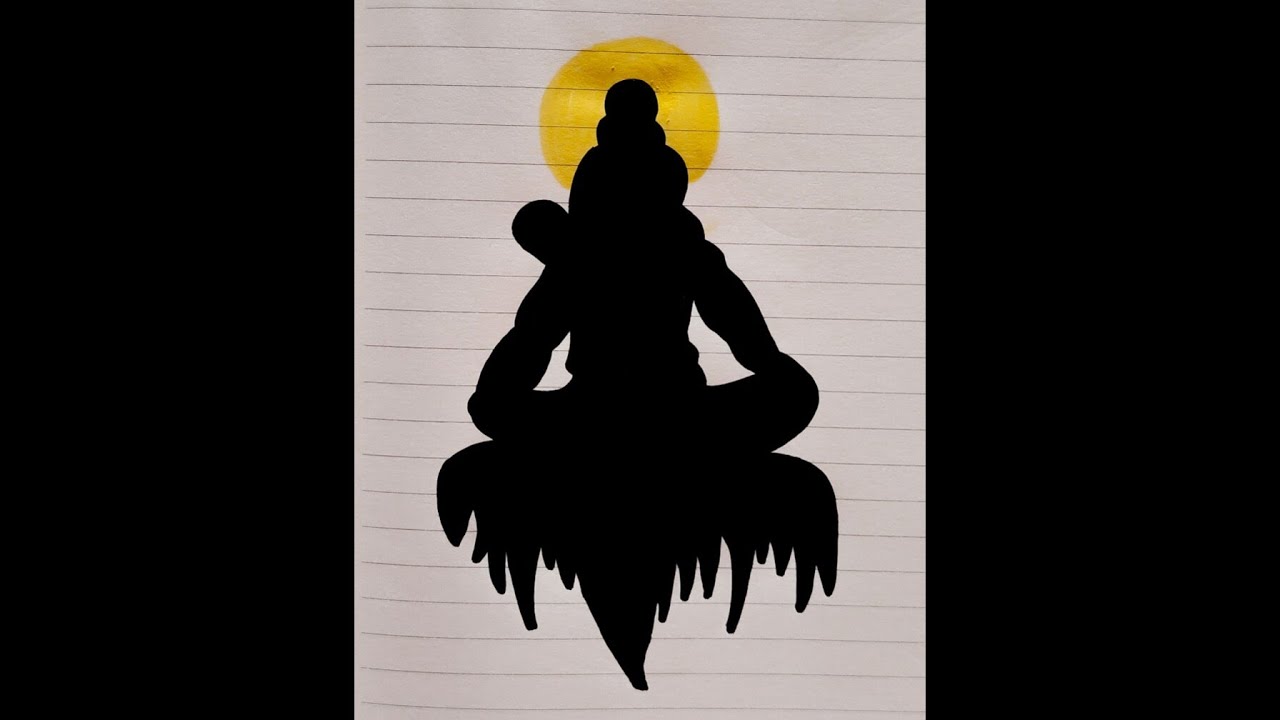 How to Draw Easy Mahadev Drawing || Step By Step