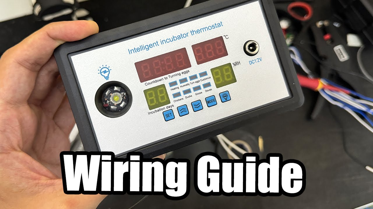 Egg Incubator Controller DIY W9005 Wiring Temperature Humidity Turning Ventilator DIY