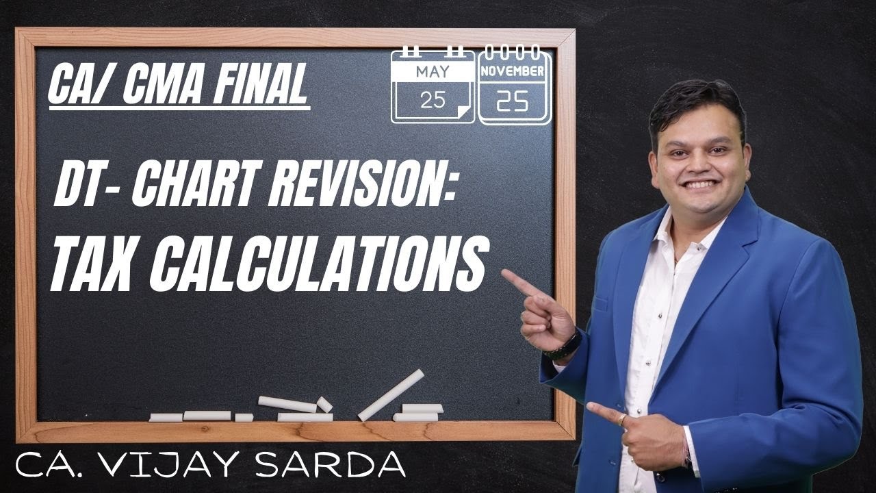 DT Revision | Tax Rates | CA & CMA Finals May/ Nov 25