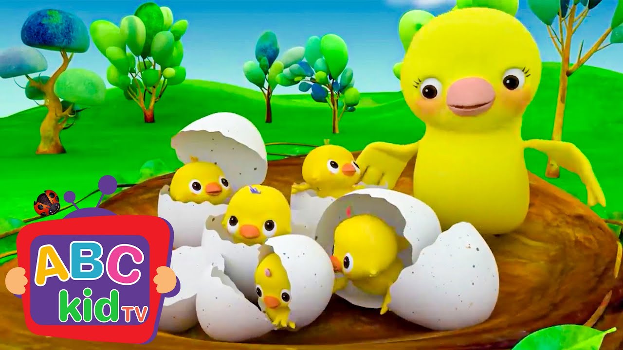 Five Little Birds (Counting and Numbers Song) | ABC Kid TV Nursery Rhymes & Kids Songs