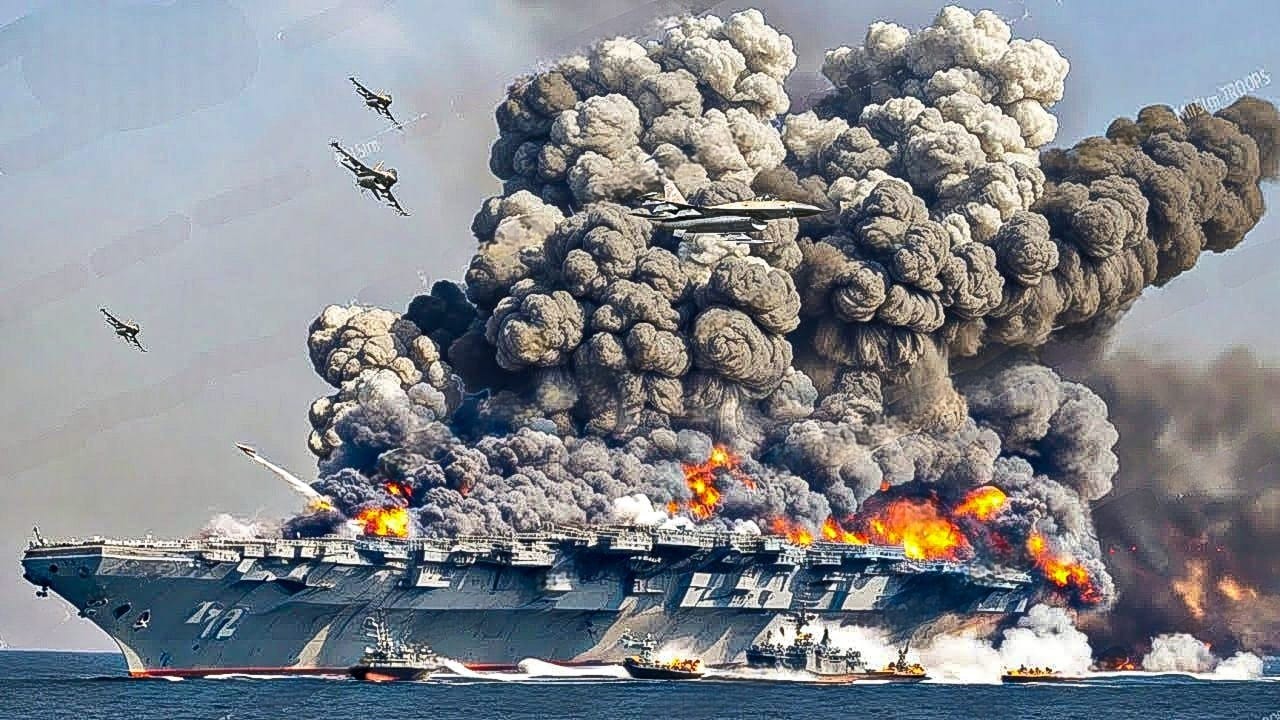 11 МИНУТ НАЗАД! Россия и Китай объединяются, чтобы остановить курс американского авианосца на Ближни