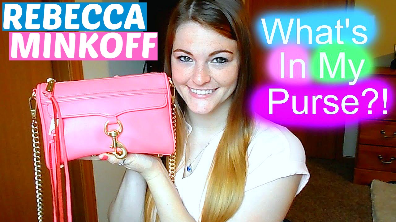 What's In My Purse?! Rebecca Minkoff Mini MAC!