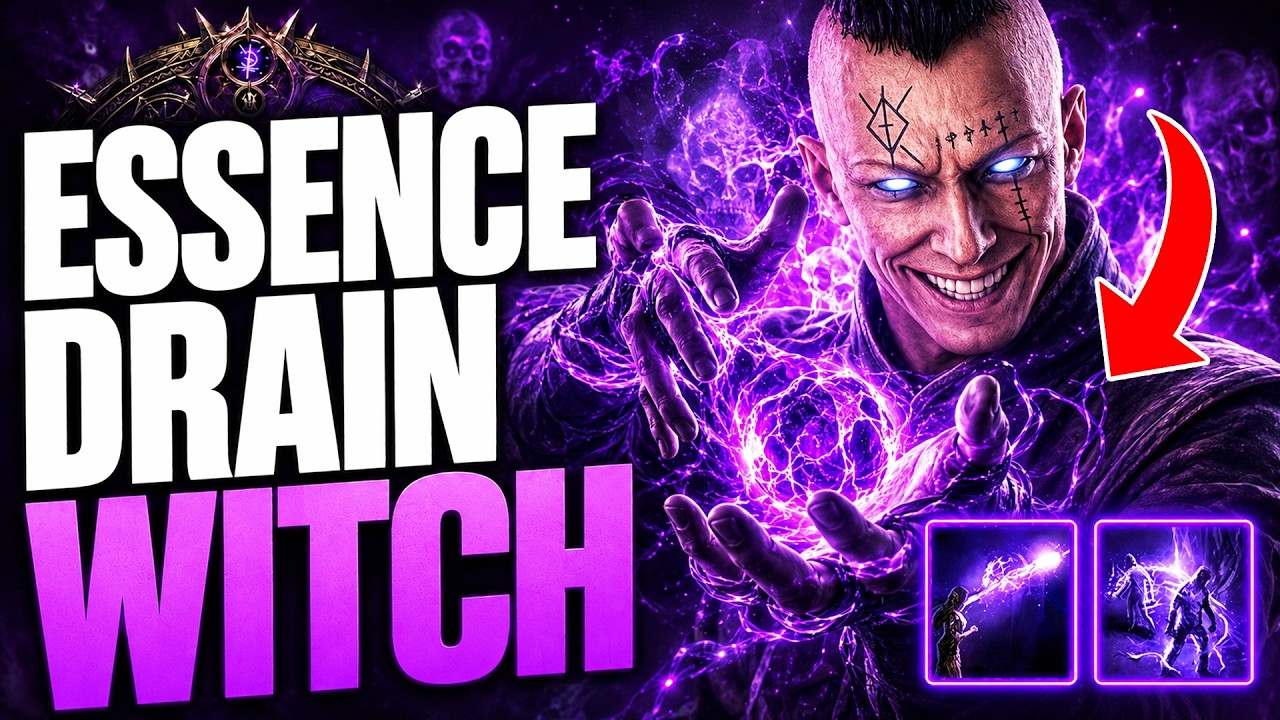 MOST OP ESSENCE DRAIN BUILD AFTER 0.5 BUFFS! POE 2 Witch Build 0.5 (NEW META)
