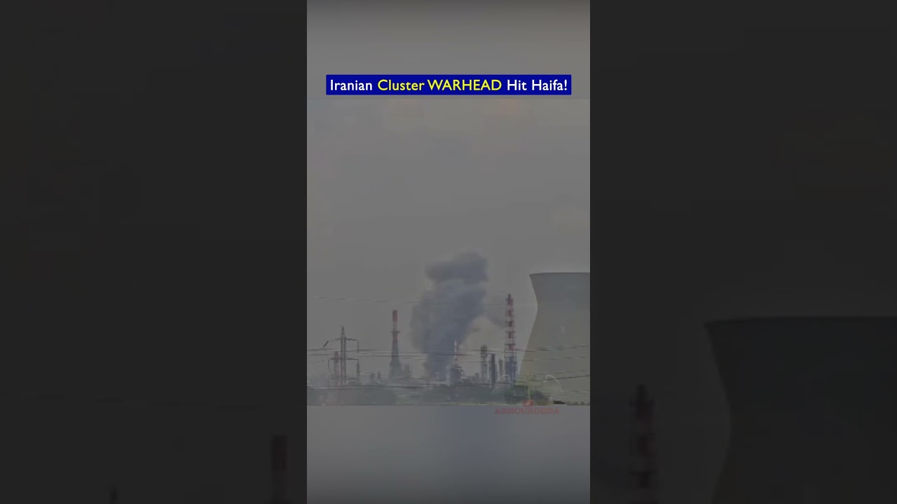 Iranian Ballistic Missile With Cluster Warhead Hits Haifa Refinery