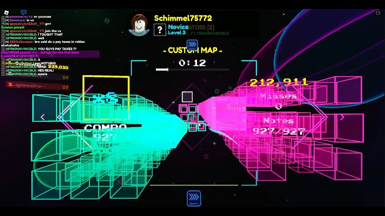 (Sound space) Exploiter beats my newest sound space visual map
