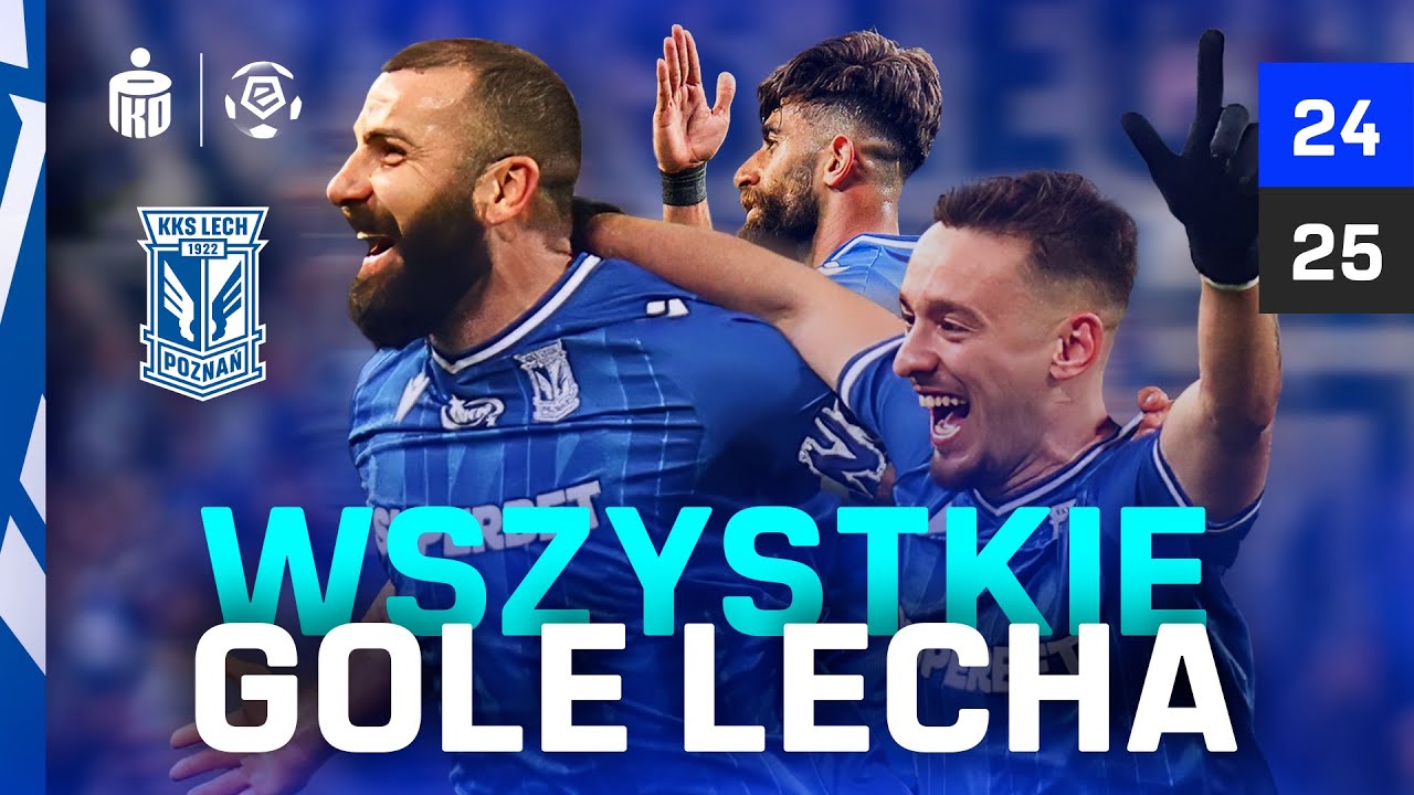 Tak Lech Poznań strzelał gole w sezonie 2024/25! | Ekstraklasa