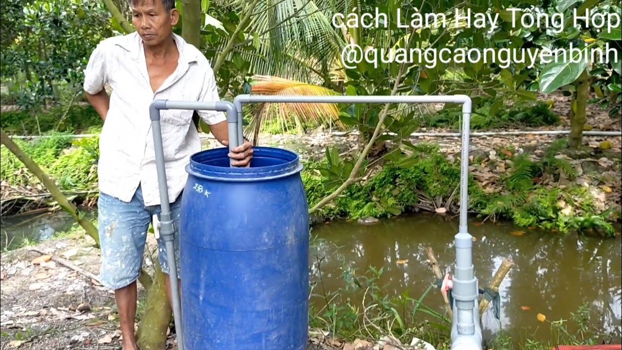 Cách lắp ống tưới phân thuốc tự động tiết kiệm rất nhiều l Tưới nước tự động l He thong tưới tự động