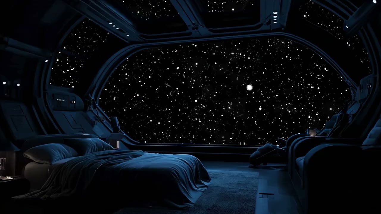 Infinite Night Voyage | Sub-Bass Brown Noise & Space Ambience for Deep Meditation