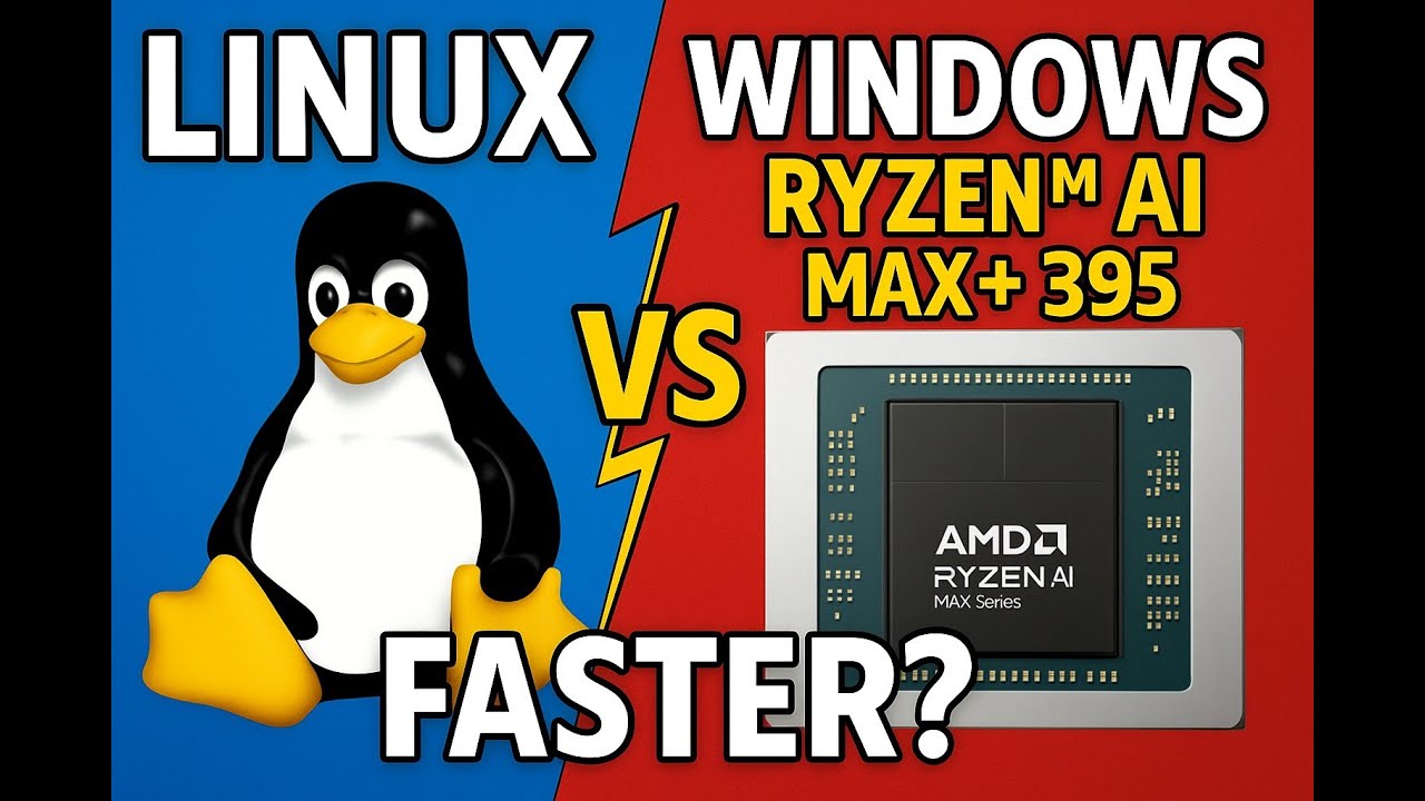 Linux или Windows на Ryzen AI Max+ 395 — что быстрее для LLM?