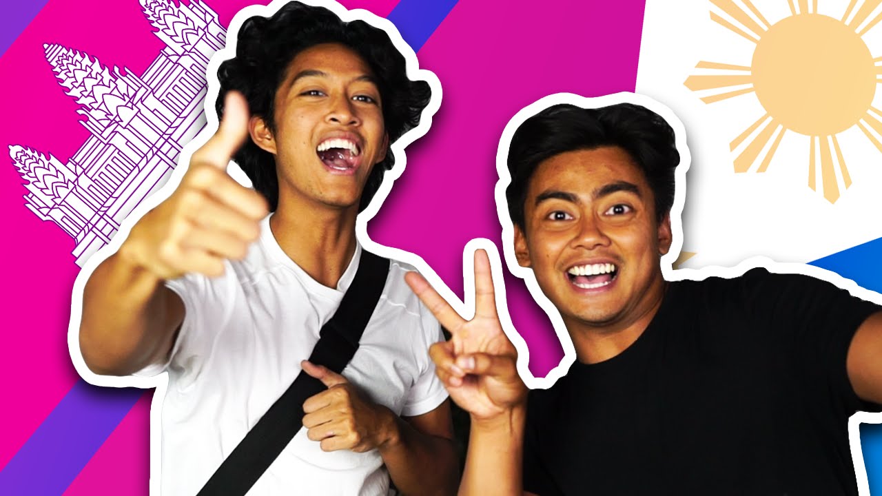 LANGUAGE CHALLENGE! | Filipino VS Cambodian