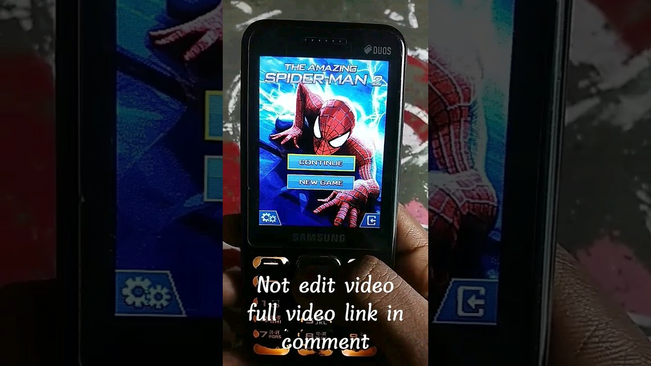 The amazing spider man 2 game in samsung key pad phone