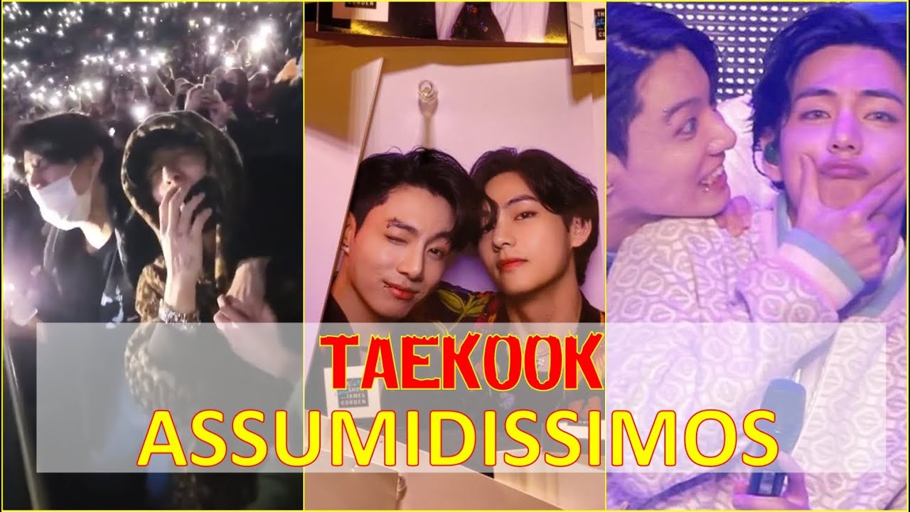Taekook assumidos? Confortável diante das câmeras? Taekook-Vkook