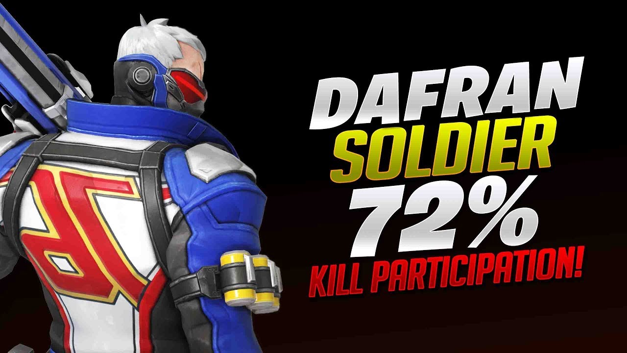 Dafran 72% Kill Participation On Soldier 76! - Overwatch