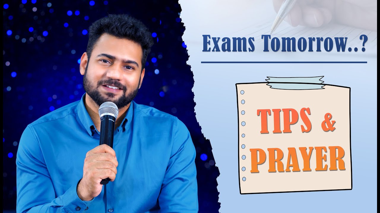 EXAMS TOMORROW..? - TIPS & PRAYER | Ps Enosh kumar | Bethel church Vij | New Telugu Christian Sermon
