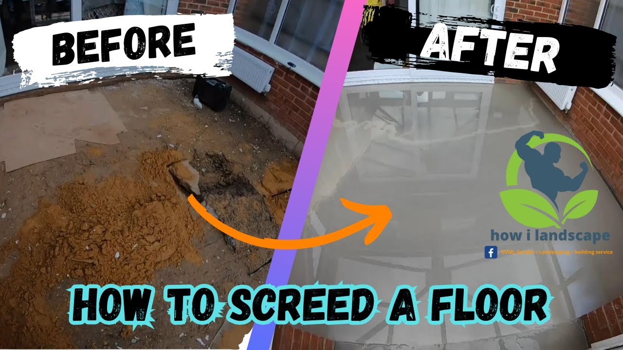 как я занимаюсь ландшафтным дизайном, утеплением и заливкой стяжки пола в зимнем саду. TIMELAPSE....