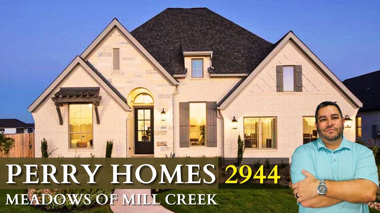 Perry Homes | Meadows of Mill Creek | 2944 Plan | 2944 SF | 4 Beds | Model Home Tour | Seguin, TX
