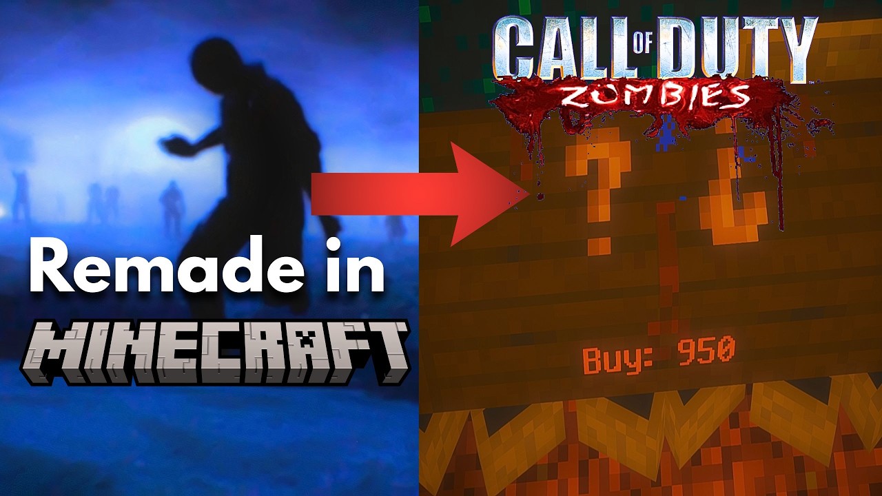 Nacht Der Toten Cod Zombies got a proper remake in Minecraft