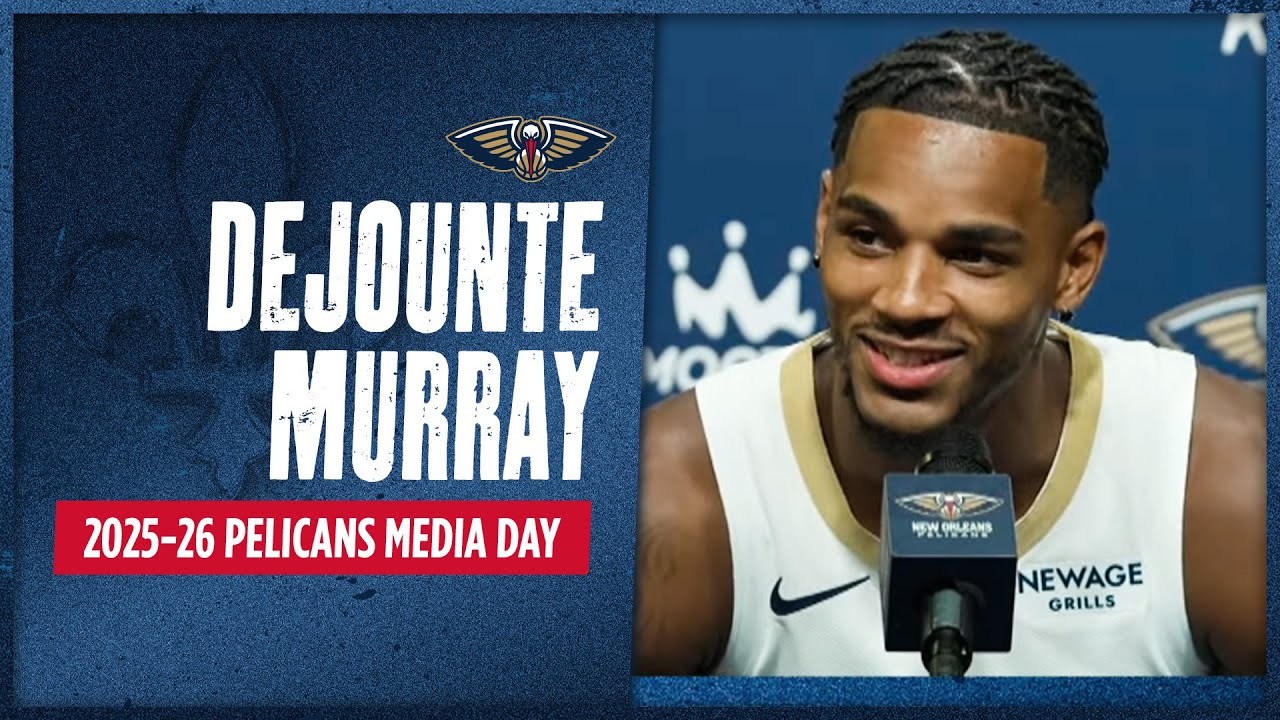 Dejounte Murray Interview from 2025 Pelicans Media Day | New Orleans Pelicans