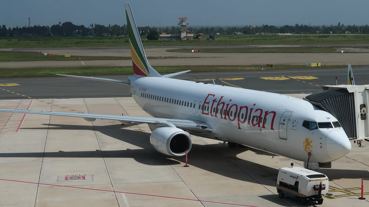 Ethiopian Airlines Boeing 737-800 | Рейс Дар-эс-Салам - Аддис-Абеба