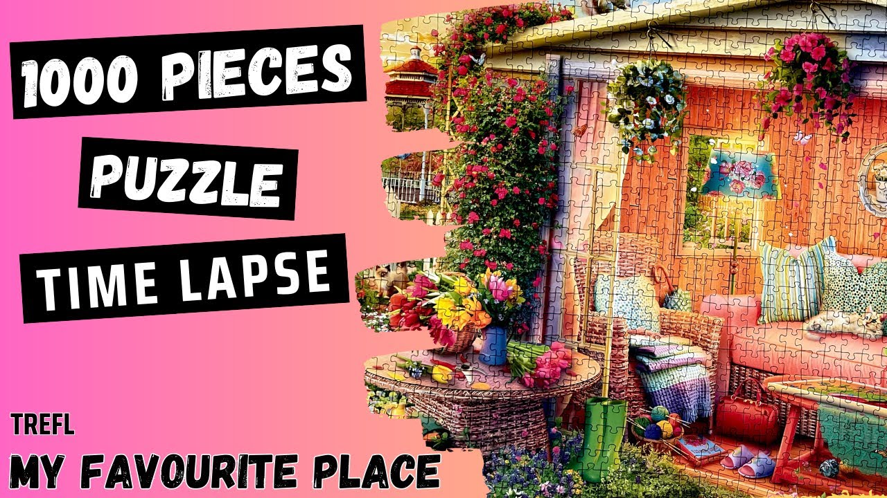 My Favourite Place 1000 Pieces | Trefl Puzzle | Time Lapse