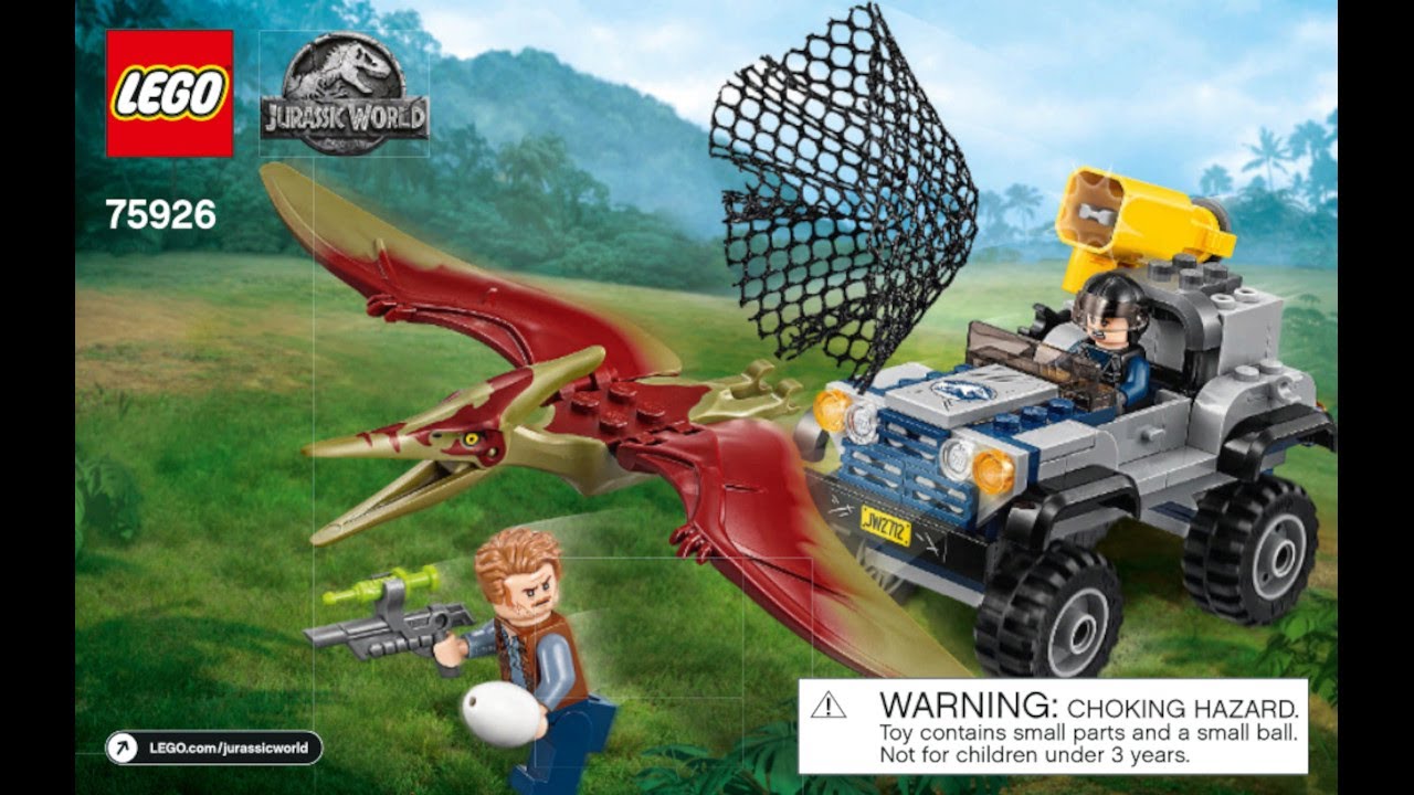 LEGO Instructions | Jurassic World | 75926 | Pteranodon Chase | Fallen Kingdom
