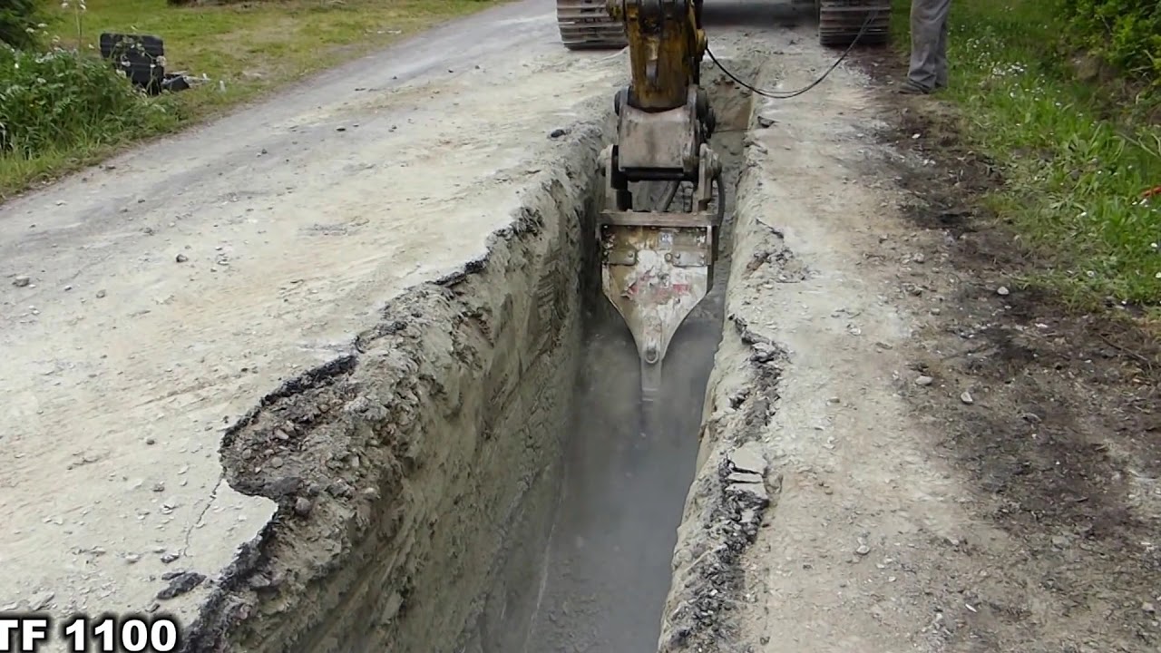 Simex TF 1100 double-drum cutter heads - Trenching
