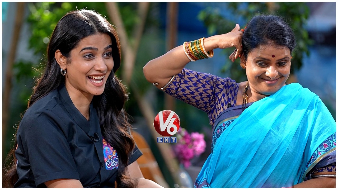 Heroine Sri Gouri Priya Speaks Hyderabad Slang 👌 | Teenmaar Chandravva | V6ENT