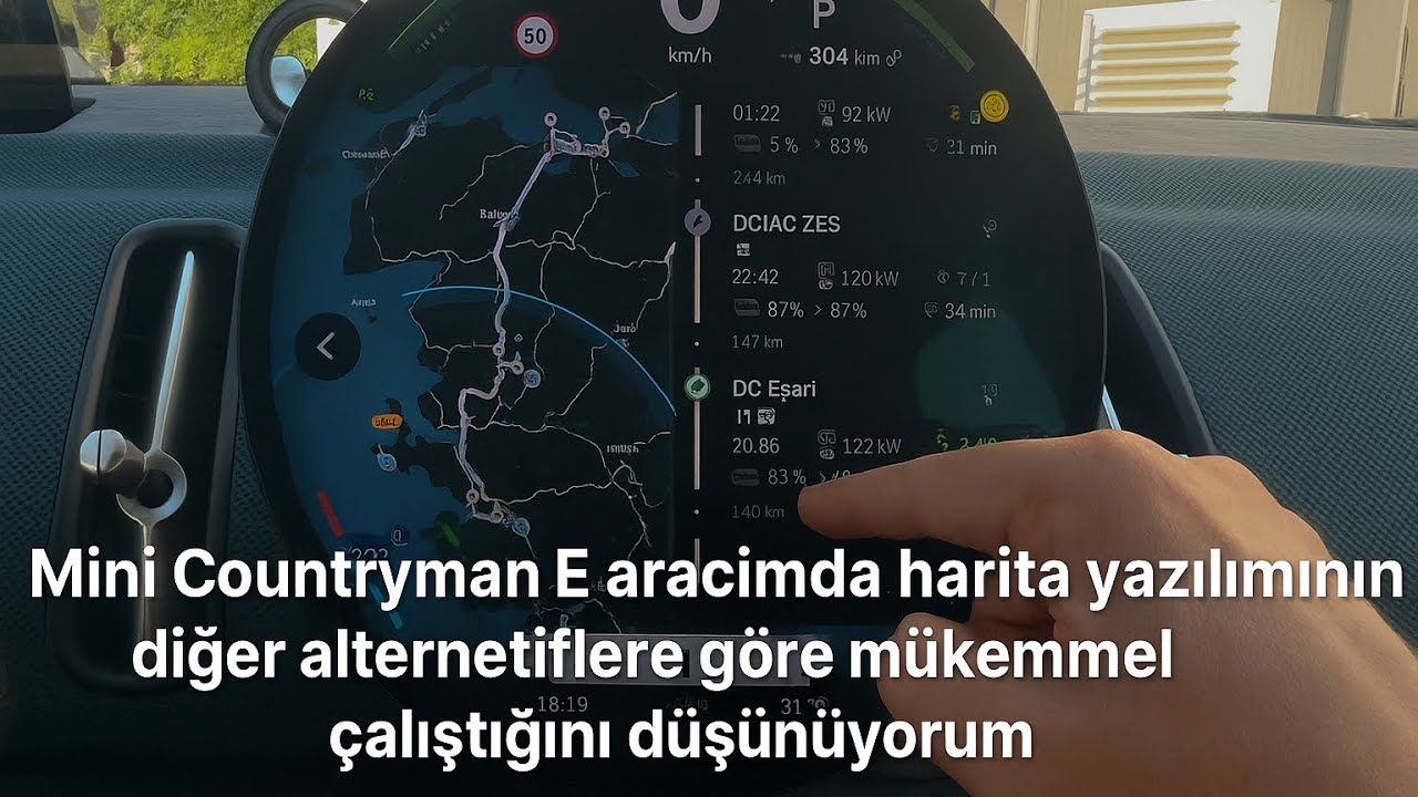 Tesla En İyisimi ? Mini Countryman E ve BMW Dahili Harita Kullanımı Özellikleri.
