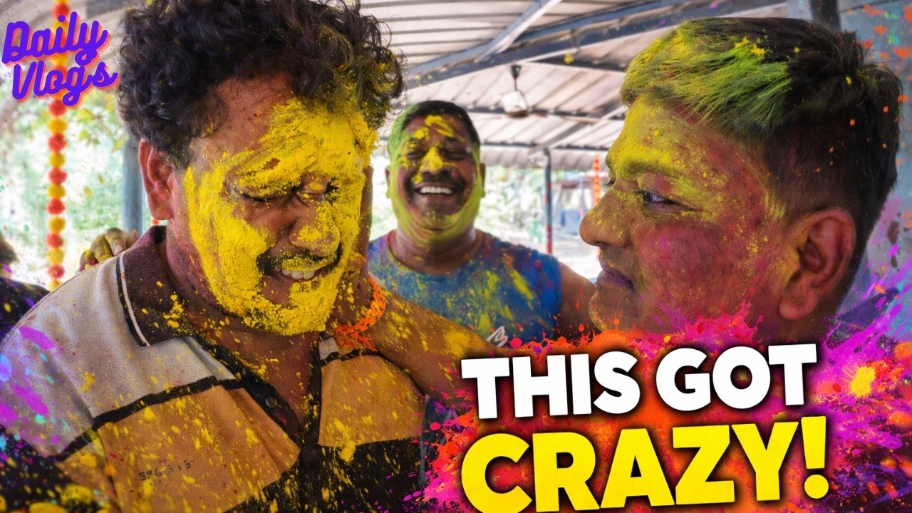 This Holi Party with Cousins Got Out of Control 😅🔥| DailyVlogs 86/365