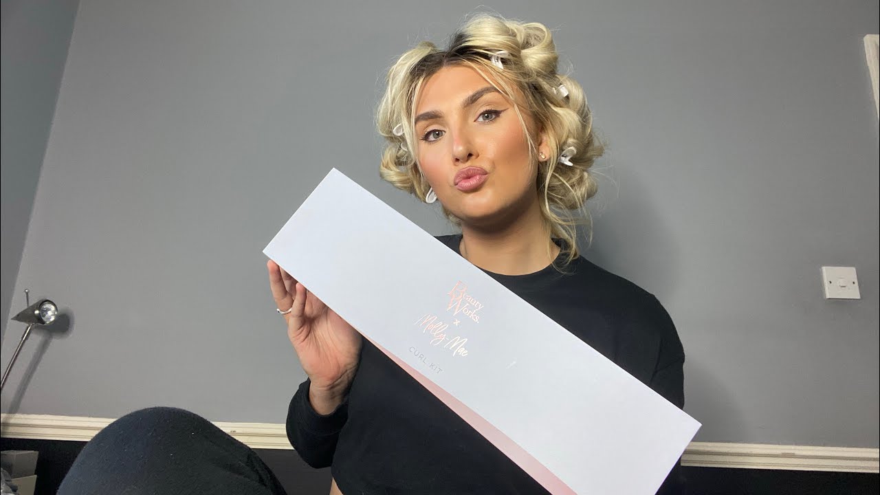 MOLLY MAE CURL KIT REVIEW AND HAIR TUTORIAL 💆🏼‍♀️