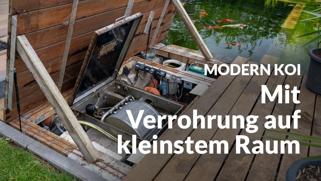 Tobis nachger&uuml;stete Trommelfilteranlage | Modern Koi Blog #6737