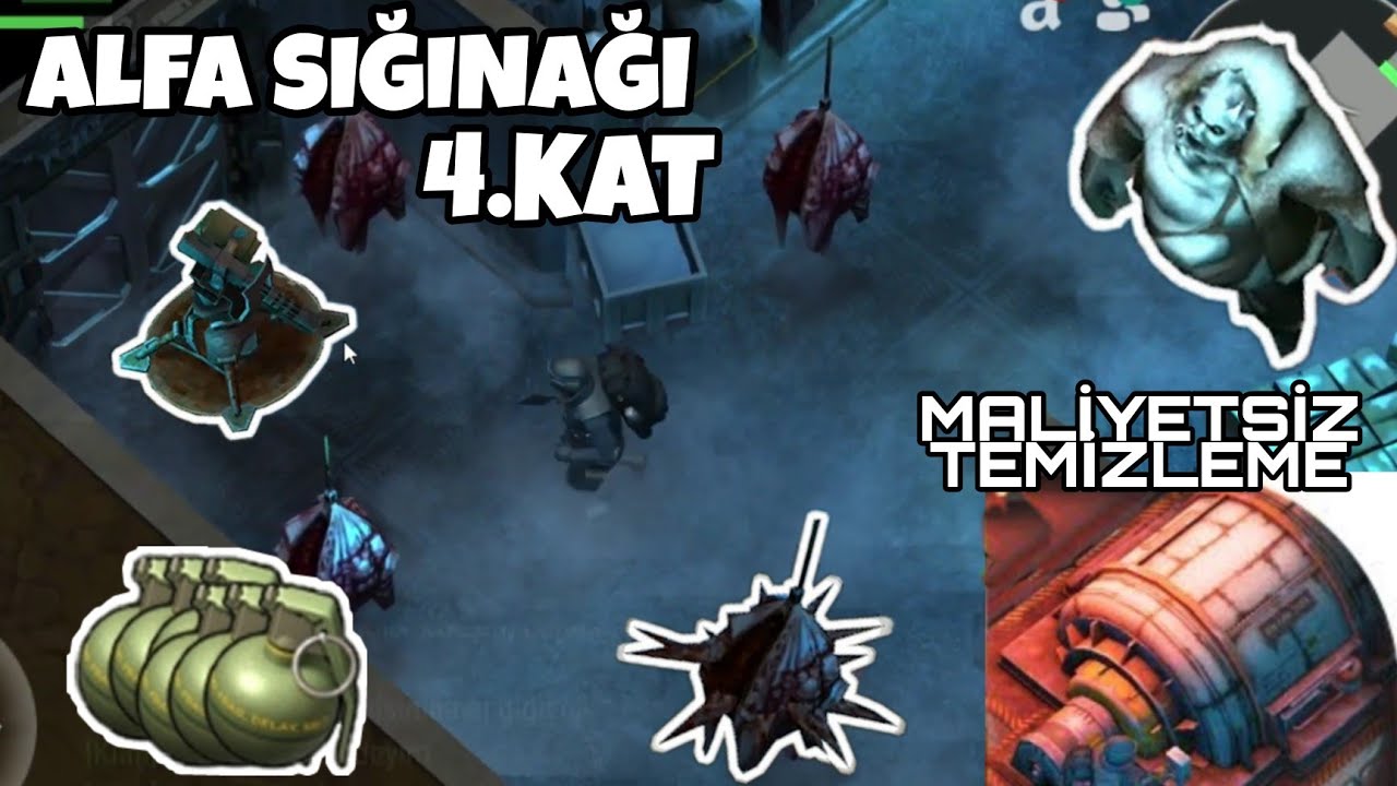 EN AZ MALİYETLE ALFA SIĞINAĞI 4.KAT TEMİZLEME - BOMBA STOĞU - LAST DAY ON EARTH SURVİVAL