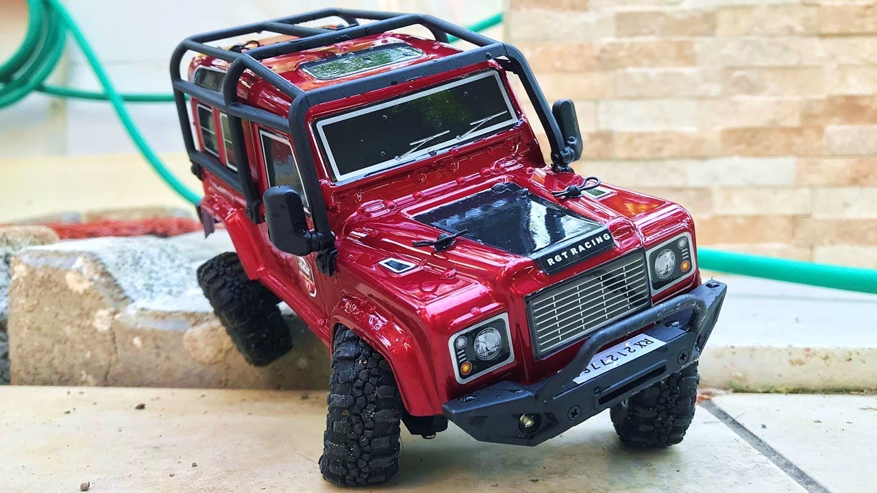 1/24 RC Land Rover Defender All-Terrain Test | RGT 136240 V2 RC Crawler