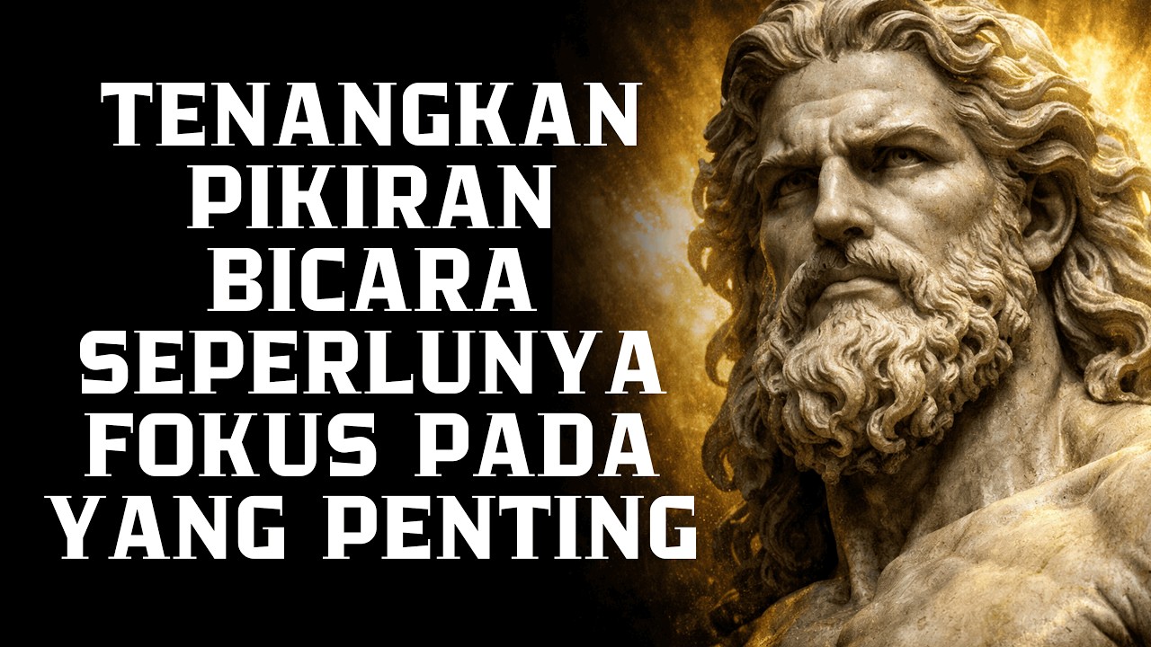 Tenang dalam Pikiran, Hemat Bicara, Tajam Fokus: Jalan Stoisisme Menuju Kekuatan Diri |  Stoikisme
