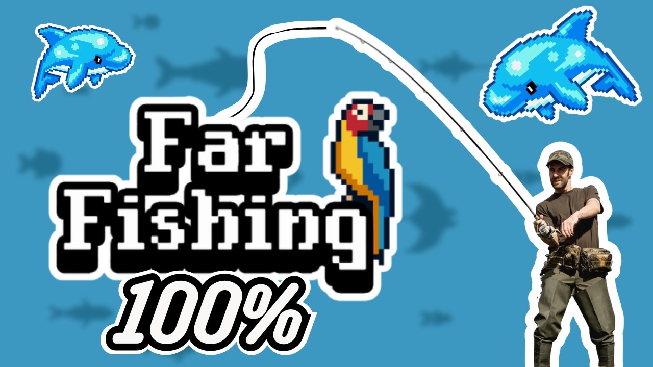 I Played 100% Of FAR FISHING | Incremental Fishing Game |