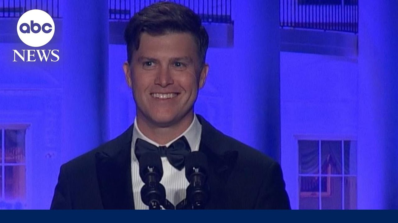 Comedian Colin Jost delivers remarks at White House Correspondents’ Dinner