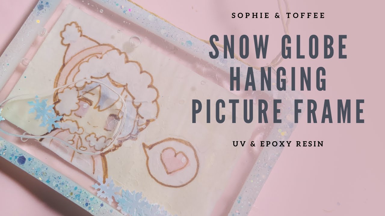 Sophie and Toffee Snow Globe Hanging Picture Frame - Elves Box