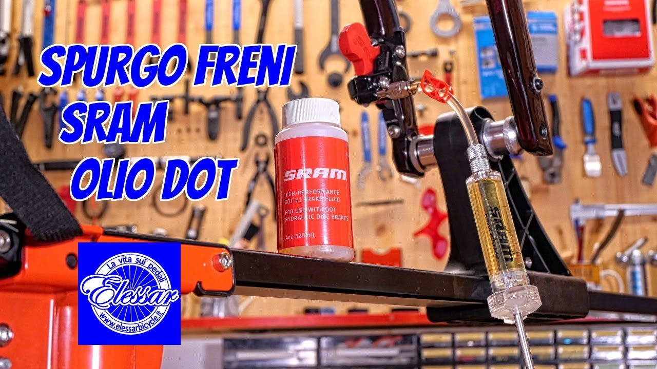 Spurgo freni idraulici Sram con olio Dot