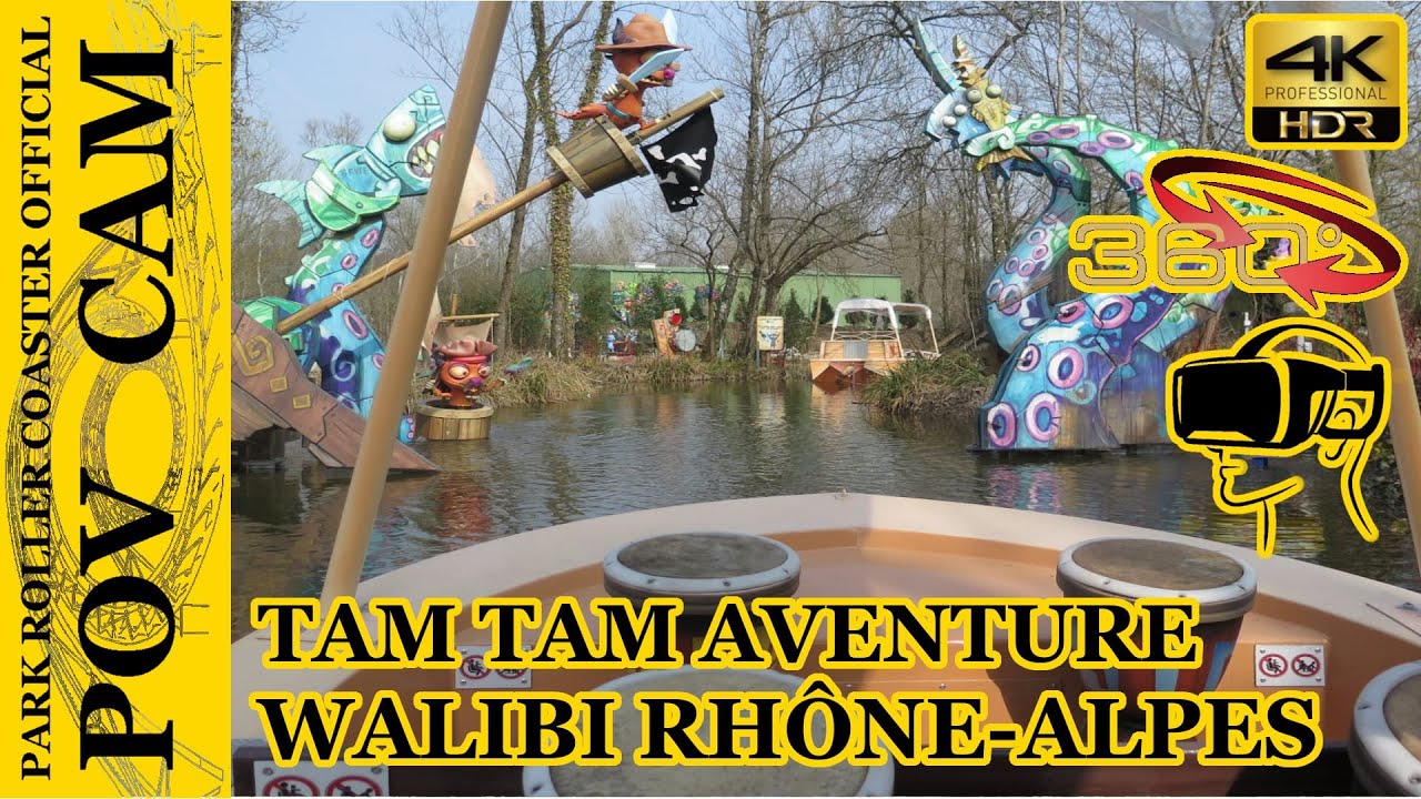 Tam Tam Aventure - 360° - On Ride / POV CAM - Walibi Rhône Alpes