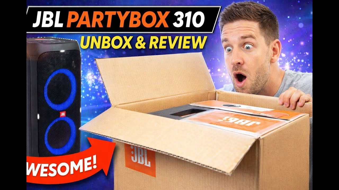 Распаковка и обзор JBL PartyBox 310 | Мощные басы, подсветка и тест для вечеринки 🔊🎉