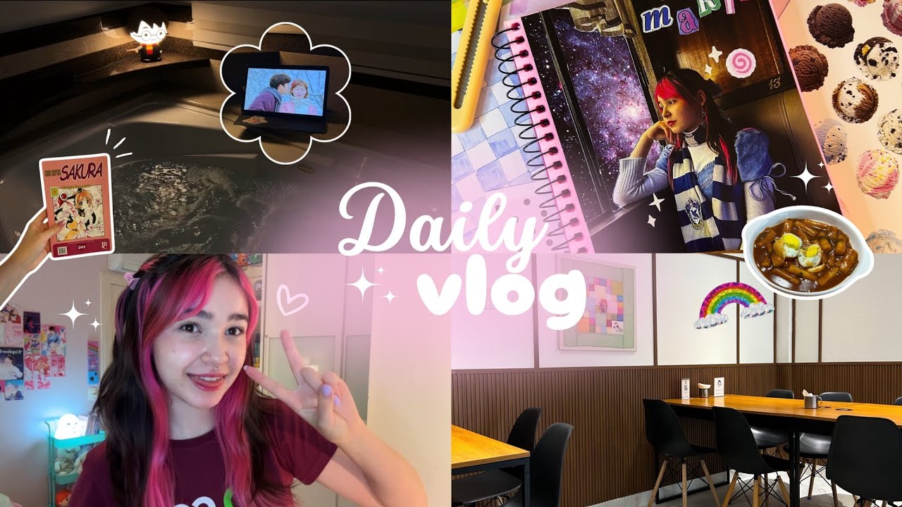 ✨ VLOG | rotina, colagens, escola, restaurante coreano!