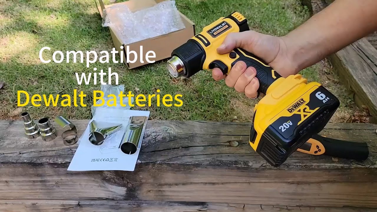 Livowalny Cordless Heat Gun, for Dewalt Batteries